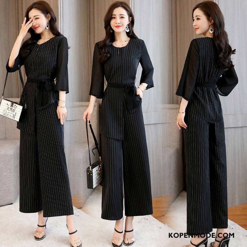 Pakken Dames Elegante Mode 2018 Casual Eenvoudige Comfortabele Zwart