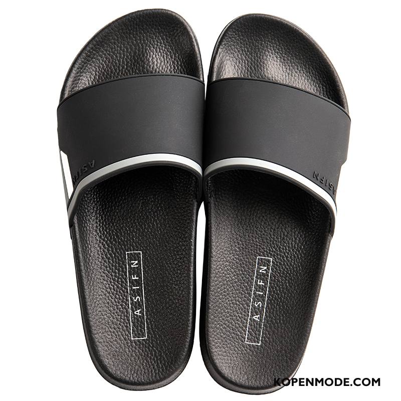 Pantoffels Heren Groot Antislip Slippers Mannen Zomer Badkamer Zwart