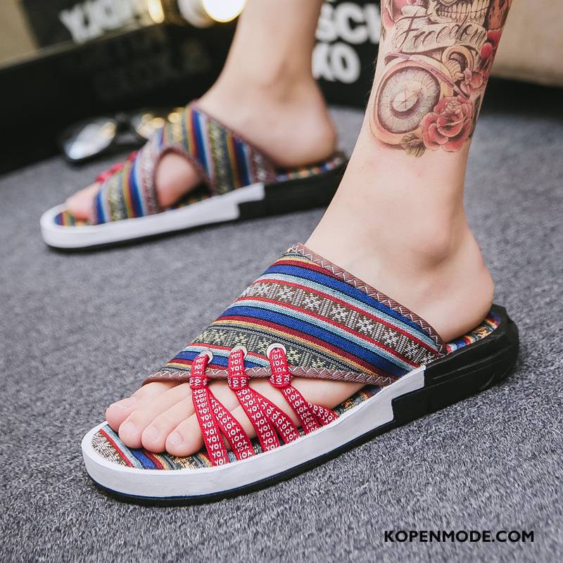 Pantoffels Heren Mannen Schoenen Rood