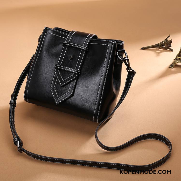 Schoudertas Dames Alle Wedstrijden Eenvoudig Mode Vintage Messenger Tas Vrouwen Zwart