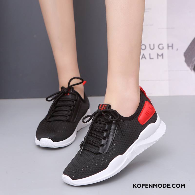 Sportschoenen Dames Ademende Mode Casual Loopschoenen Trend Student Zwart