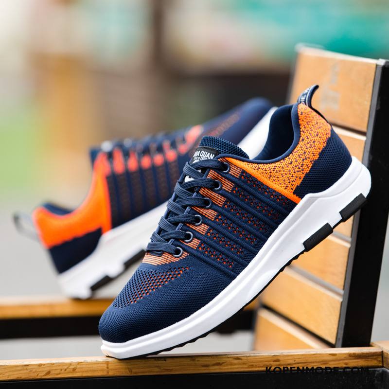 Sportschoenen Heren Mannen Loopschoenen Trend Zomer Ademende Voorjaar Oranje