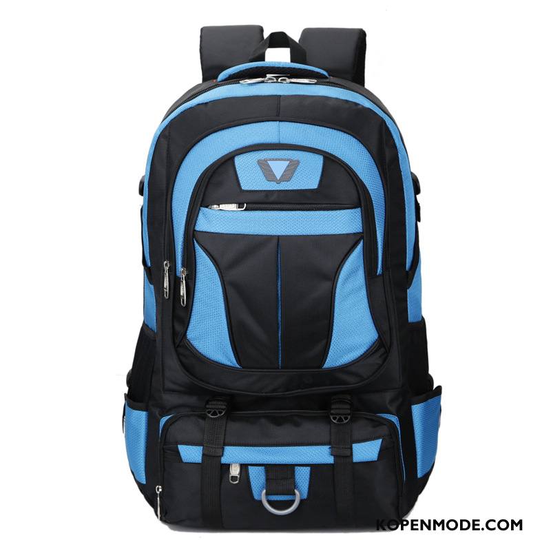 Wandelrugzak Heren Alpinisme Computer Tas Outdoor Vrouwen Reizen Wandelen Blauw