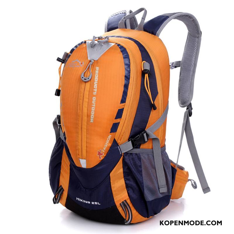 Wandelrugzak Heren Grote Capaciteit Alpinisme Sport Casual Outdoor Tas Oranje