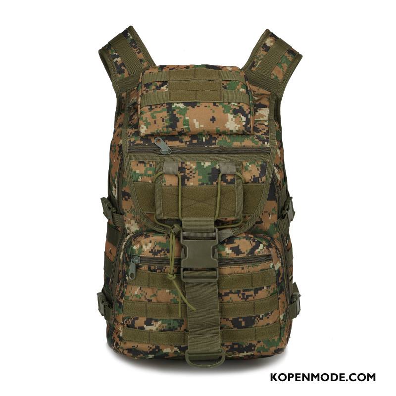 Wandelrugzak Heren Tas Alpinisme Reizen Outdoor Tactiek Legergroene Camouflage