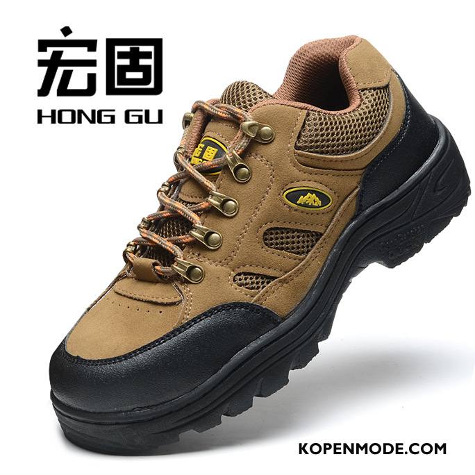 Wandelschoenen Heren Outdoor Slijtvastheid Alpinisme Antislip Bruine