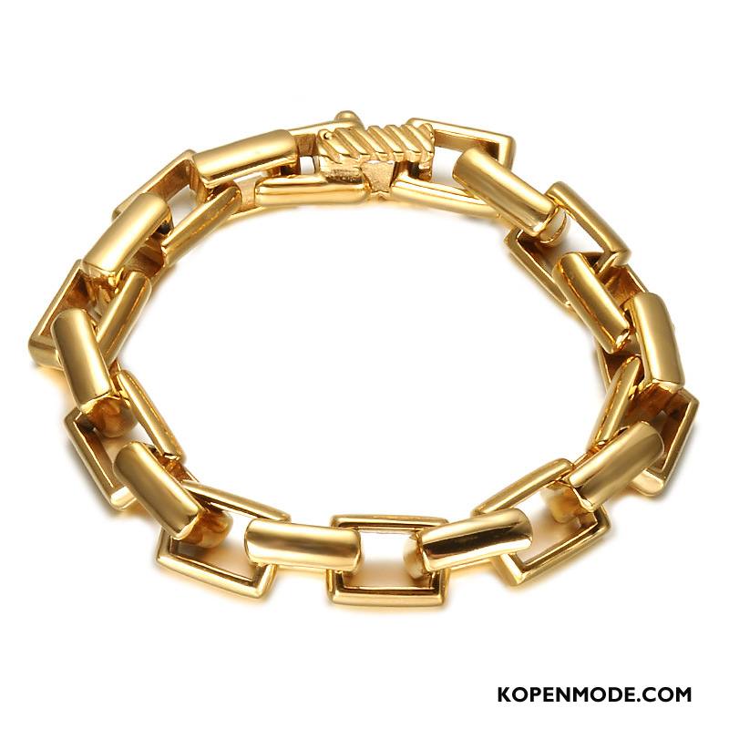 Zilveren Sieraden Heren Armbanden Trend Mannen Europa Gouden